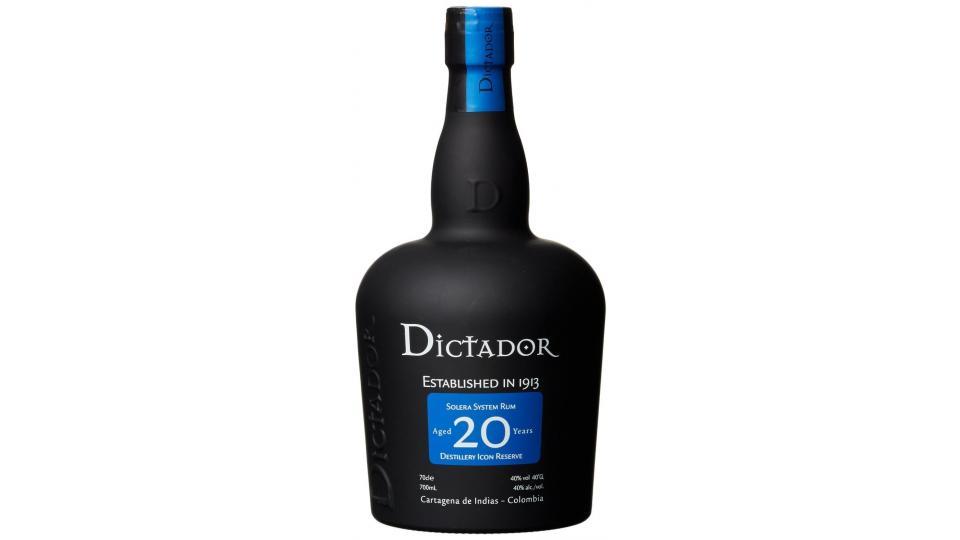 Dictador Rum 20 A. 70 cl, Astuccio