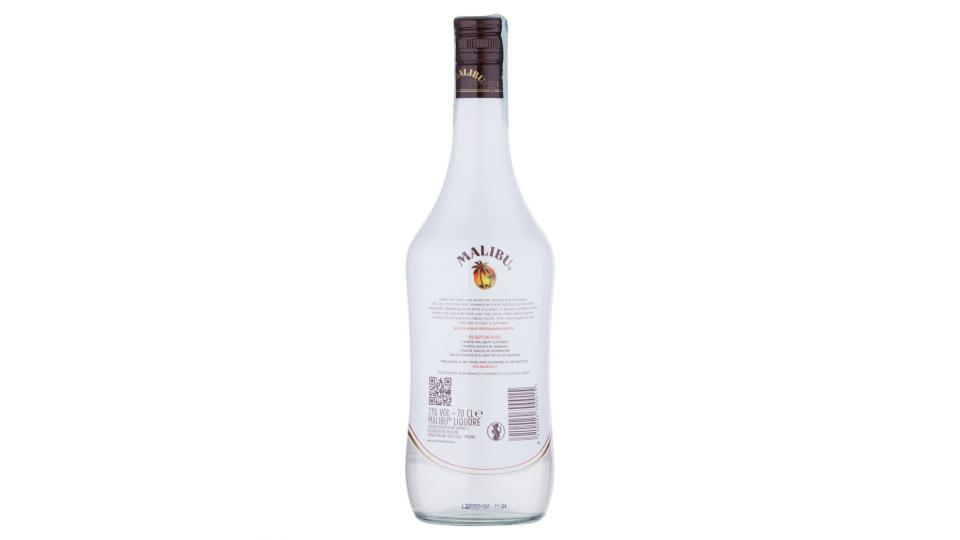 Malibu Caribbean rum with coconut flavor