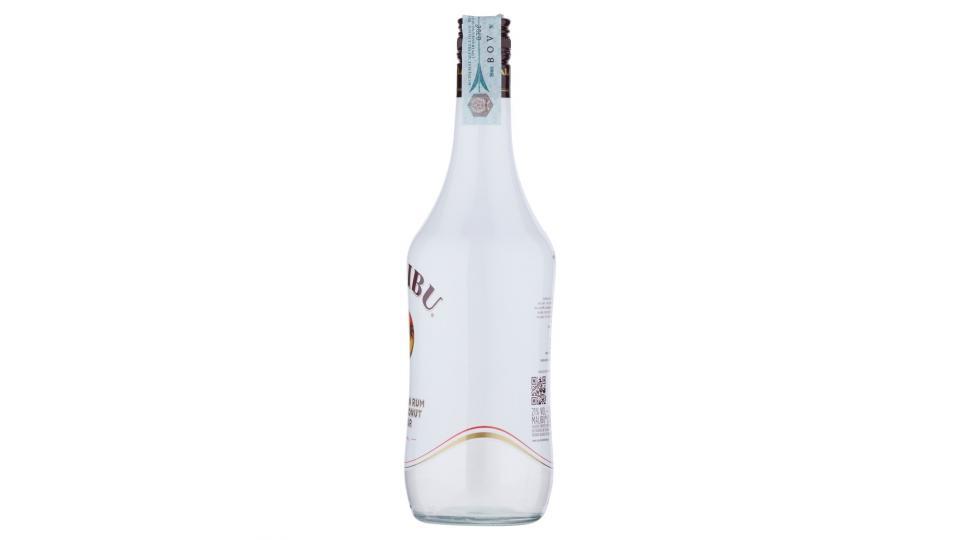 Malibu Caribbean rum with coconut flavor