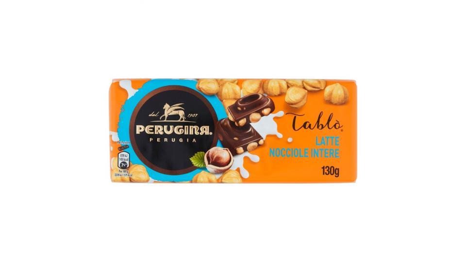 PERUGINA TABLÒ Fondente e nocciole tavoletta di cioccolato fondente con nocciole intere