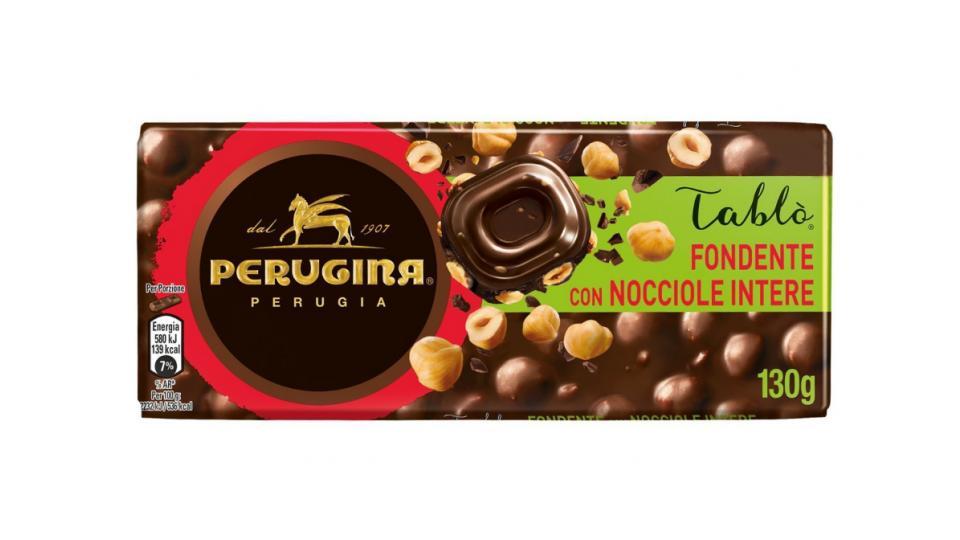PERUGINA TABLÒ Fondente e nocciole tavoletta di cioccolato fondente con nocciole intere