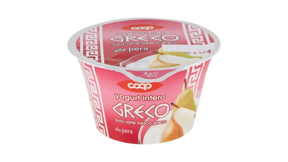 Yogurt Intero Greco alla Pera