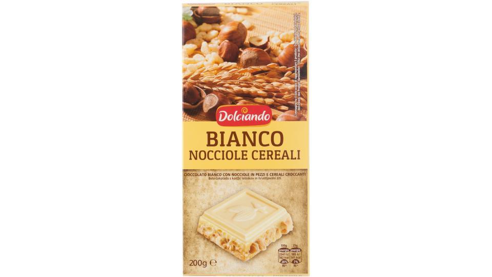 Tavolette Cioccolato Bianco con Nocciole e Cereali