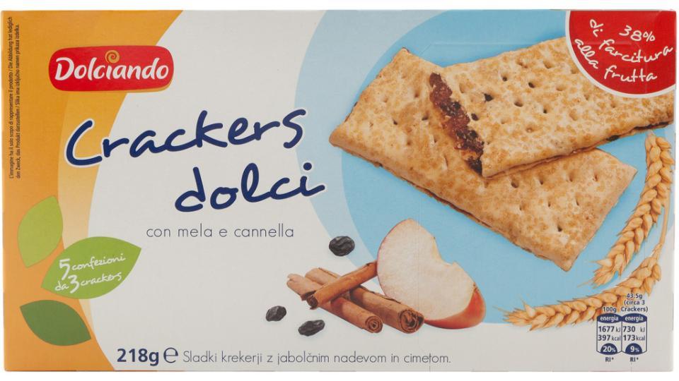 Crackers Dolci Ripieni Mela e Cannella 5 Pz