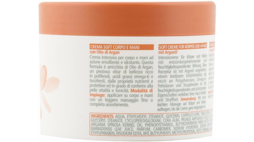 Crema Soft Corpo e Mani Argan