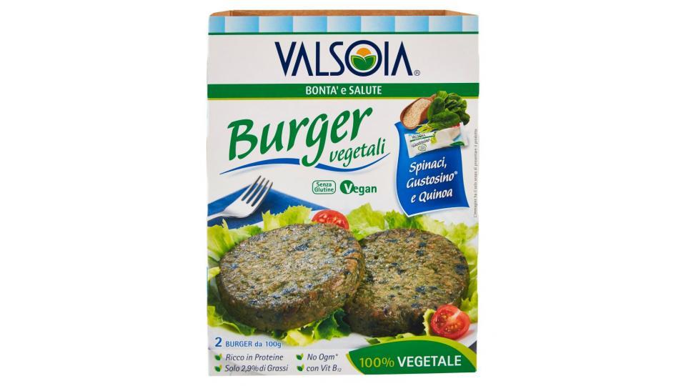 Burger Vegetali Spinaci, Gustosino e Quinoa