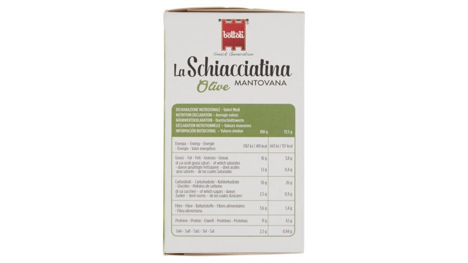 La Schiacciatina Mantovana Olive 4 x 37,5 g