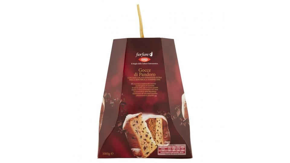 Gocce di Pandoro con Cioccolato Fondente Extra della Repubblica Dominicana