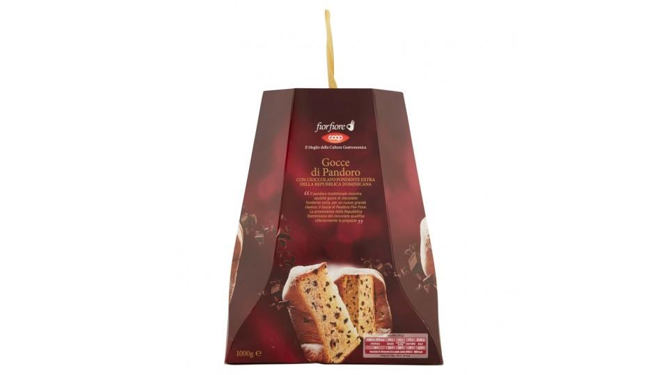 Gocce di Pandoro con Cioccolato Fondente Extra della Repubblica Dominicana