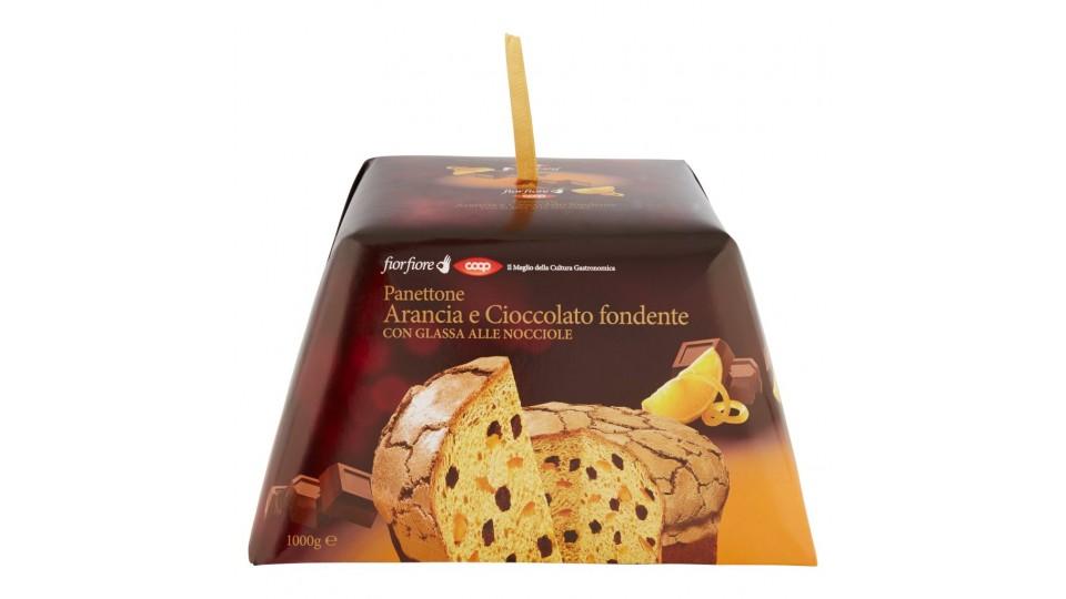 Panettone Arancia e Cioccolato Fondente con Glassa alle Nocciole