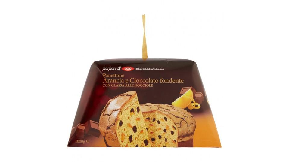 Panettone Arancia e Cioccolato Fondente con Glassa alle Nocciole