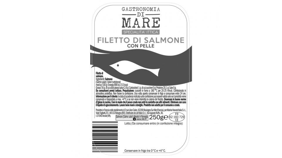 Filetto di Salmone con Pelle