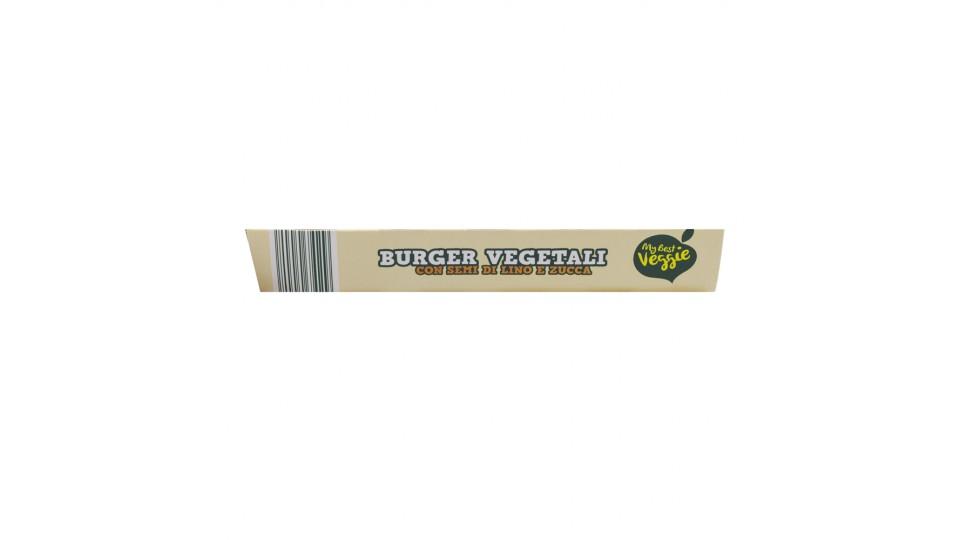 Burger Vegetali con Semi di Lino e Zucca