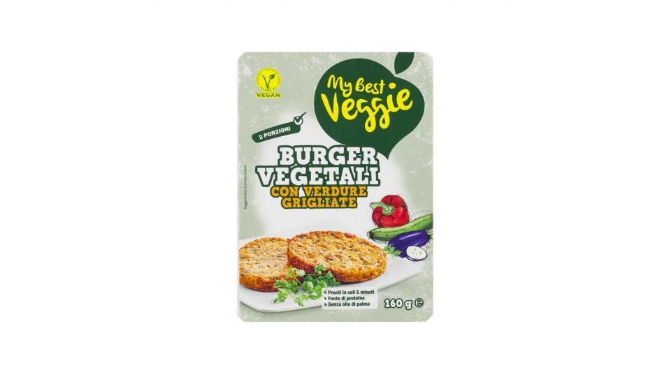 Burger Vegetali con Verdure Grigliate