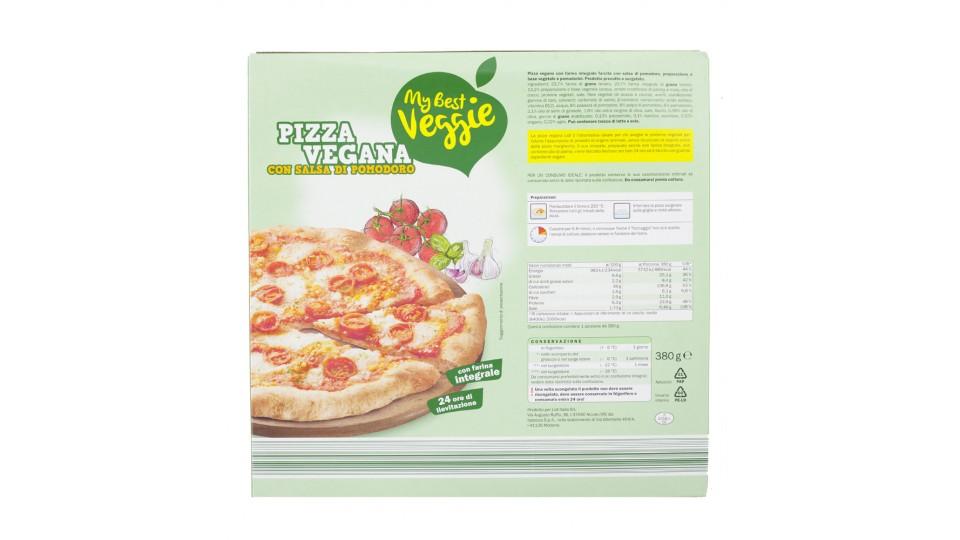 Pizza Vegana Margherita con Farina Integrale