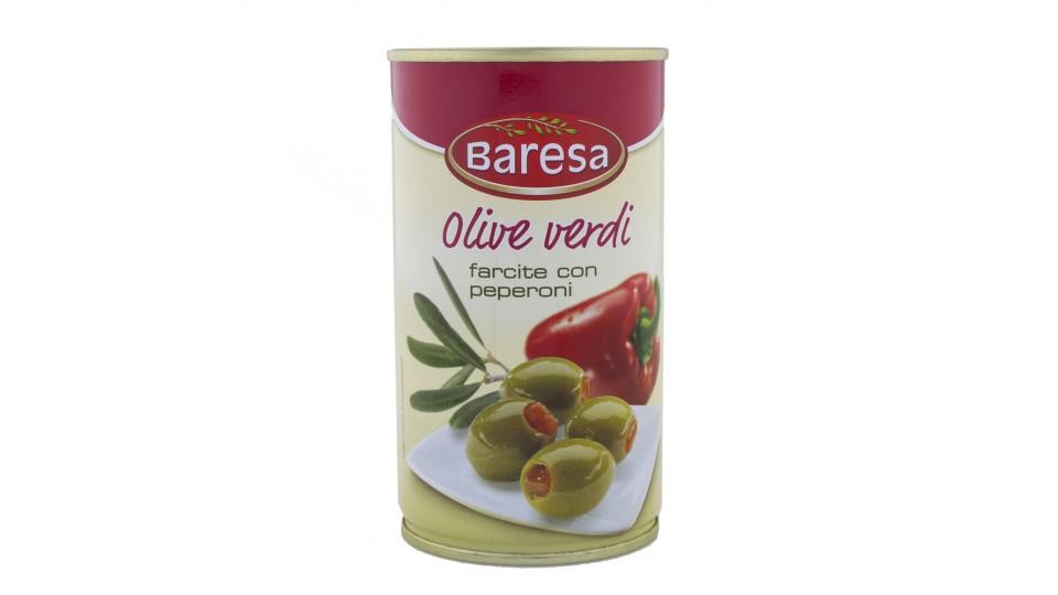 Olive Verdi Farcite con Peperoni