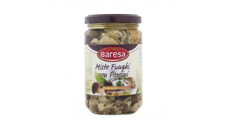 Misto Funghi con Porcini in Olio di Semi di Girasole