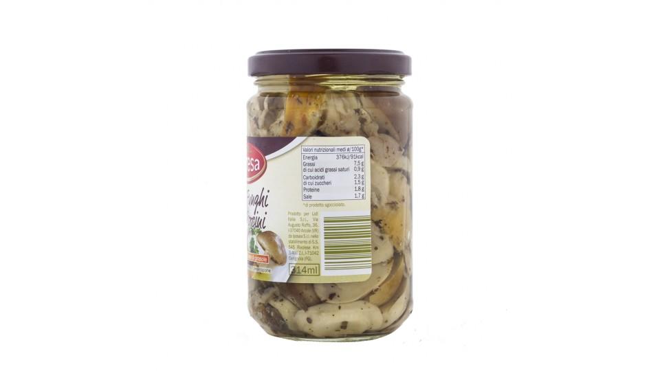 Misto Funghi con Porcini in Olio di Semi di Girasole