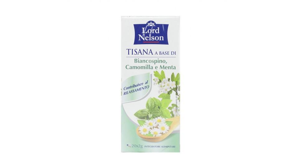 Tisana Wellness Biancospino-camomilla-menta, 20 Filtri