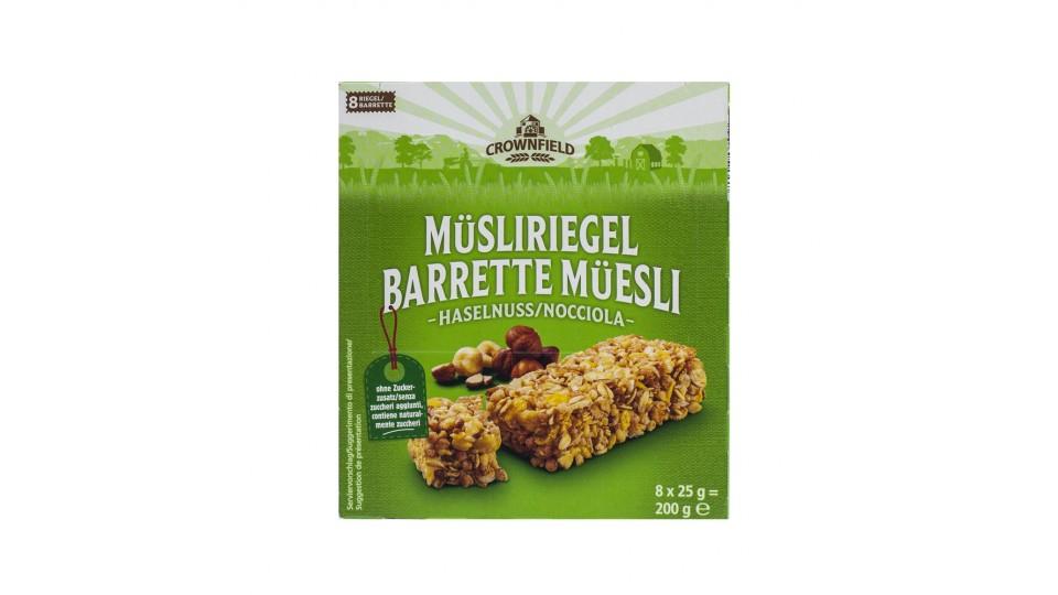 Barrette Muesli Nocciole senza Zuccheri Aggiunti