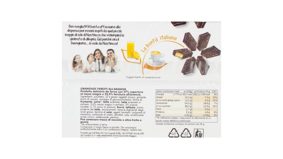 Merendina al Cacao Farcita con Crema all'Arancia