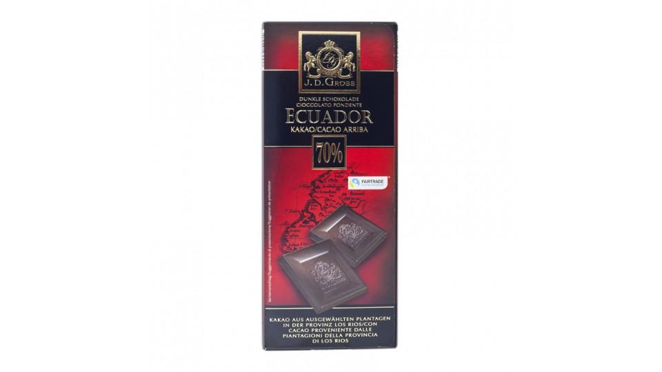 Cioccolato Fondente Ecuador 70%