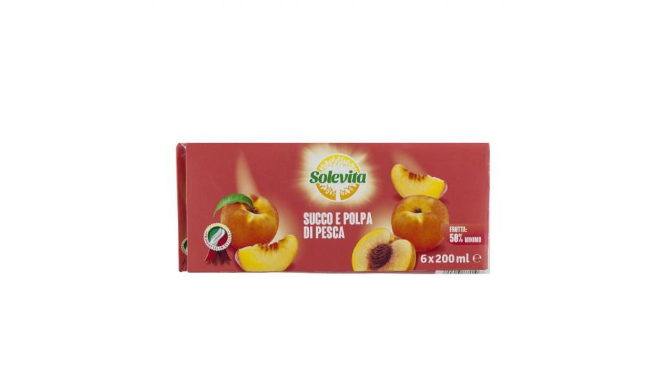 Succo e Polpa di Pesca Min. 50% Frutta