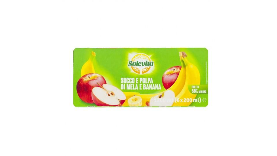 Succo e Polpa di Mela-banana Min. 50% Frutta