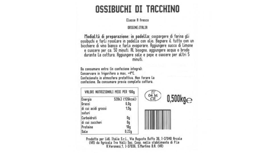 Ossibuchi di Tacchino