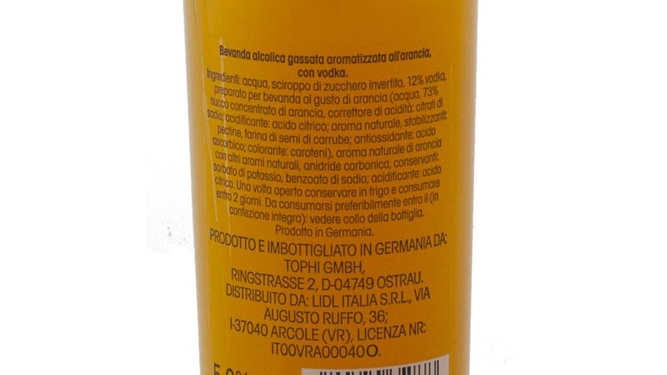 Bevanda Alcolica 5%vol Vodka Arancia