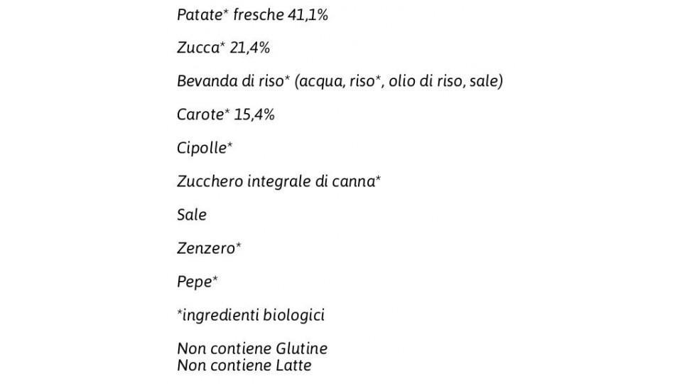 Bio Purè Biologico di Zucca, Carote e Patate