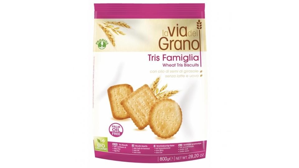 Biscotti Tris Famiglia Bio la Via del Grano