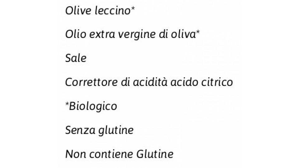 Olive Denocciolate Leccino Biologiche in Olio Extravergine di Oliva Biologico