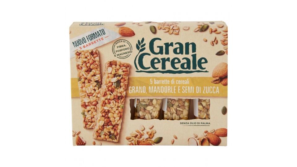 5 Barrette di Cereali Grano, Mandorle e Semi di Zucca