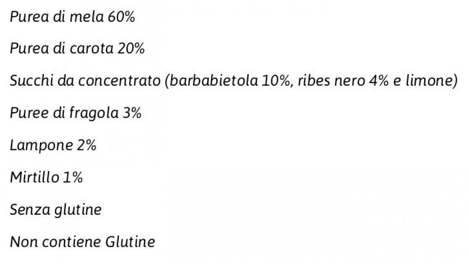 100% Veggie Frutti di Bosco Barbabietola Carota Nera