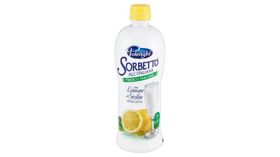 Sorbetto all'Italiana Fresco Piacere con Limone di Sicilia