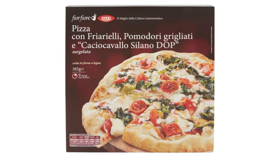 Pizza con Friarielli, Pomodori Grigliati e "caciocavallo Silano Dop" Surgelata