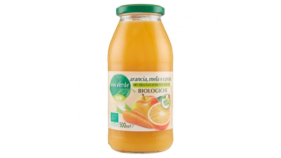 Arancia, Mela e Carota 100% Vellutata di Frutta e Verdura Biologiche