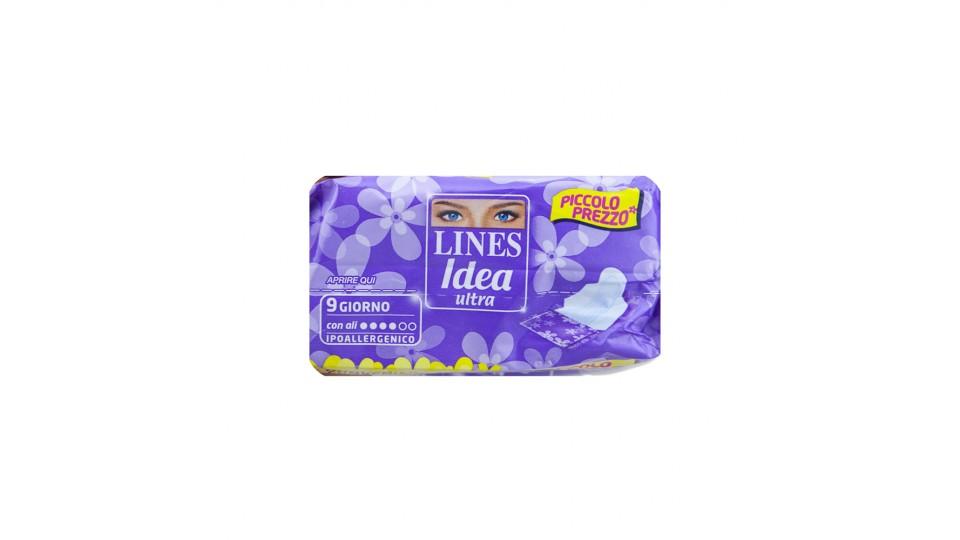 Idea Ultra Assorbenti Giorno Ripiegati con Ali