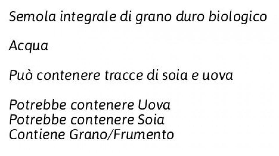 Il Giusto Gusto del Grano Pipe Rigate Integrali Biologiche