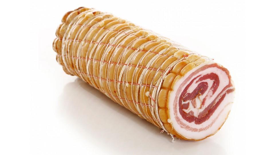 Pancetta Arrotolata con Cotenna Stagionatura 8 Mesi