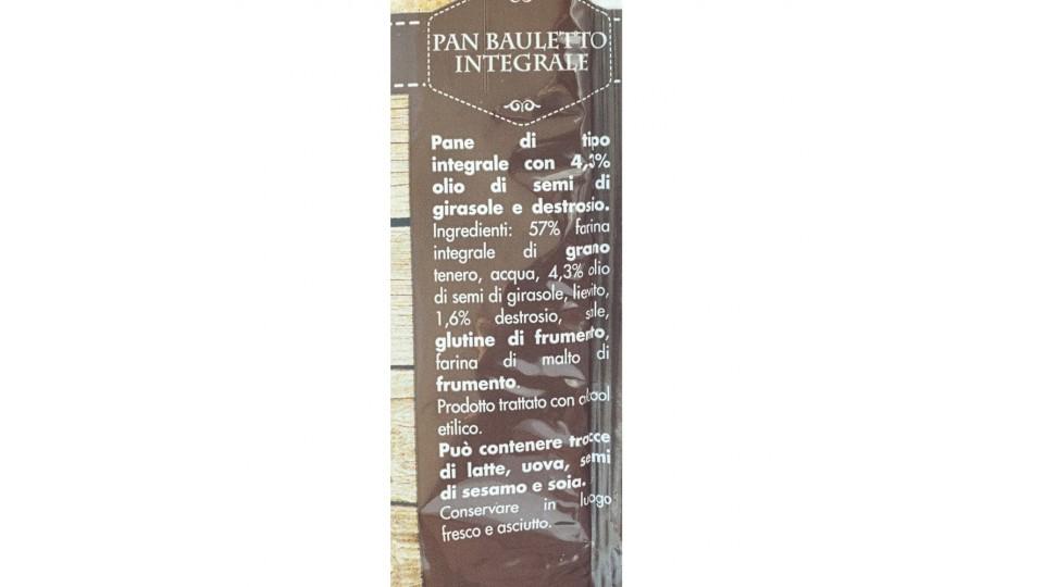 Pan Bauletto Integrale a Fette