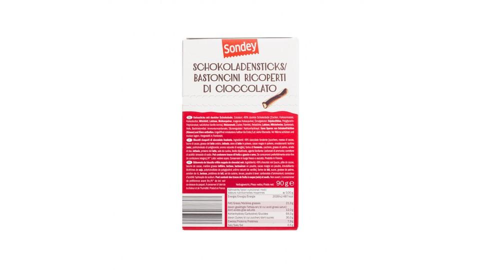 Bastoncini Ricoperti di Cioccolato Fondente