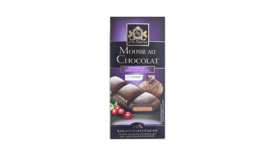 Mousse al Cioccolato e Mirtillo