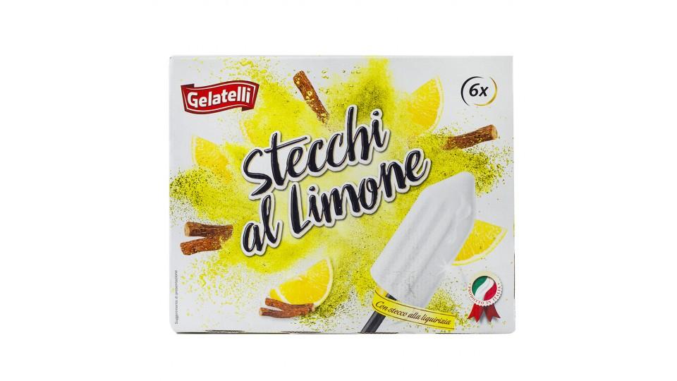 Stecchi al Limone con Bastoncino di Liquirizia