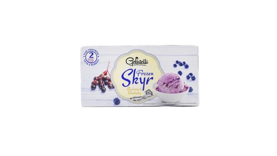 Gelato Skyr Mirtillo e Sambuco