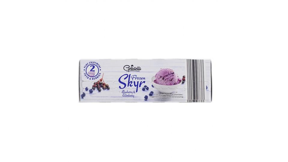 Gelato Skyr Mirtillo e Sambuco