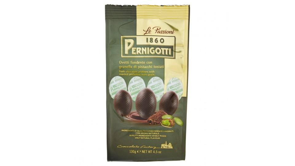 Le Passioni Ovetti Fondente con Granella di Pistacchi Tostati