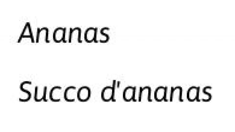 Ananas a Fette in Succo