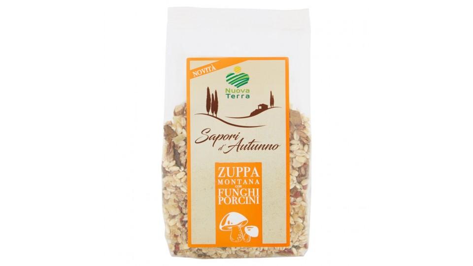 Sapori d'Autunno Zuppa Montana con Funghi Porcini